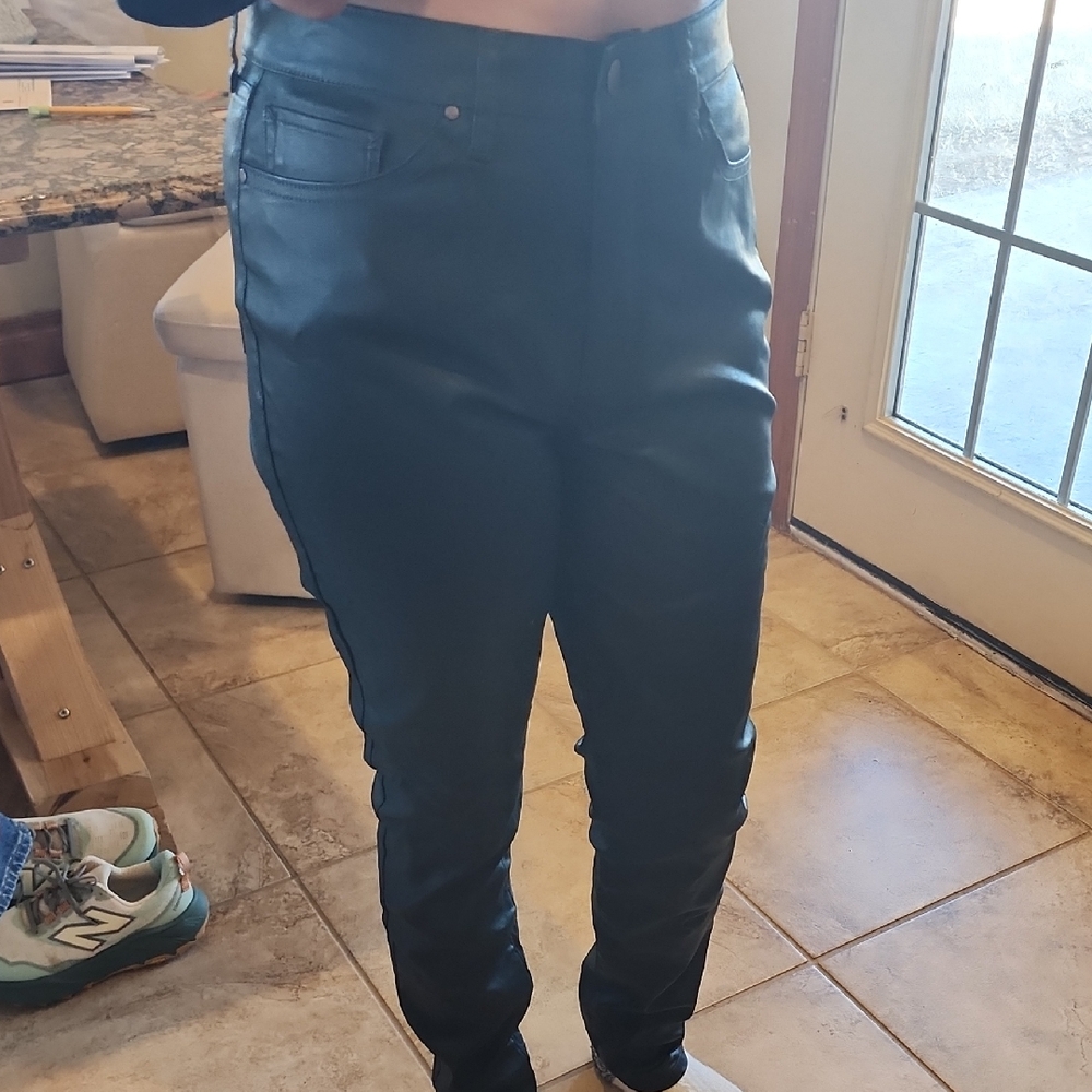 Chic Teal Skinny Jeans for Women